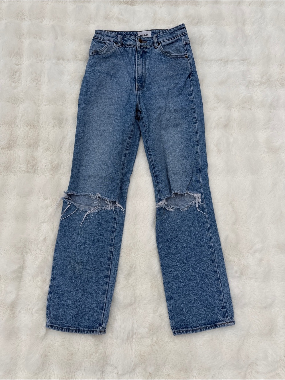 Rolla’s high rise straight jeans size 26